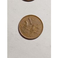 ЮАР 1 цент 1985 года .