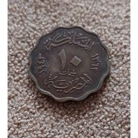 Египет 10 миллим, 1943