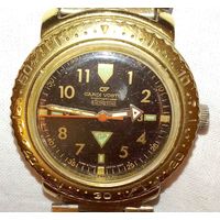 Часы "CARDI VOSTOK" нитрид титановые с браслетом.