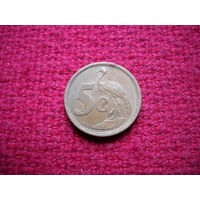 ЮАР Южная Африка 5 центов 1996 г.