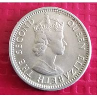 Малайя и Британское Борнео 10 центов 1961 г. #50617