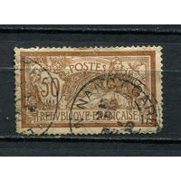 Франция - 1900/1917 - Аллегория 50C - [Mi.97x] - 1 марка. Гашеная.  (Лот 78CS)
