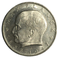 Германия 2 марки, 1970 (G) - Макс Планк [AUNC]