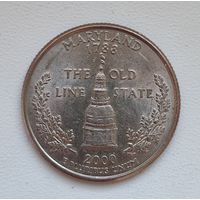 США 25 центов 2000 Р , Мэрилэнд #111