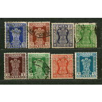 Стандартный выпуск. Служебные марки. Индия. 1950. Серия 8 марок
