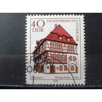 ГДР 1978 Немецкая архитектура, 17 век, концевая Михель-3,5 евро гаш