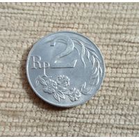 Werty71 Индонезия 2 рупии 1970 Редкая