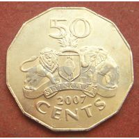 6285: 50 центов 2007 Свазиленд