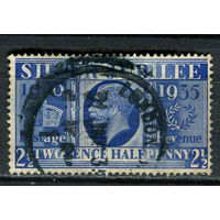 Великобритания - 1935 - Король Георг V 2 1/2Р - [Mi.192X] - 1 марка. Гашеная.  (LOT EX37)-T10P30