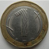 Болгария 1 лев 2002