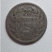 Чили 20 сентаво, 1925 6-2-19