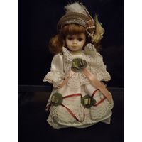 Кукла фарфоровая сувенирная коллекционная"Лилия"