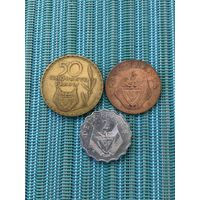 Руанда 2; 5; 50 франков 1970-1977 г. Редкие 5 франков!!!