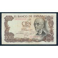 Испания 100 песет 1970 год.