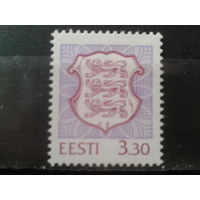 Эстония 1996 Стандарт, герб 3,30**