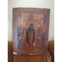 Икона Божией Матери Скорбящая, 19 век,живопись.