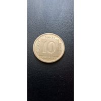 Югославия 10 динаров 1989 г.