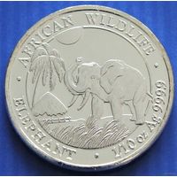 Сомали. 10 шиллингов 2017 год UC#278 "Фауна Африки - Африканский слон"