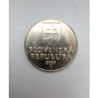 Словакия.2 кроны 2007 г