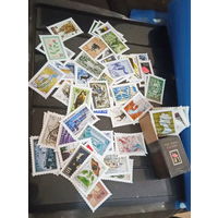 Серия  100шт. мини открытки на крафт-бумага  почтовые марки  для посткросинга скрапбукинга