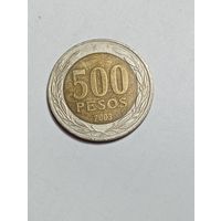 Чили 500 песо 2003 года .