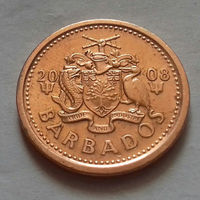 1 цент, Барбадос 2008 г.