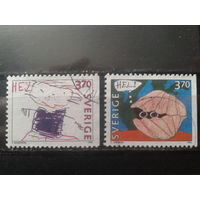 Швеция 1995 Поздравительные марки, рисунки детей