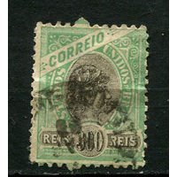 Бразилия - 1894/1897 - Аллегория - Голова Свободы 300R - [Mi.110] - 1 марка. Гашеная.  (Лот 87BW)