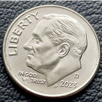 10 цент 2023 D ( дайм ) США