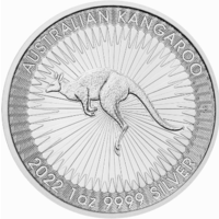 Австралия 1 доллар 2022г."Кенгуру". монета серебро