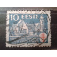 Эстония 1933 в фонд борьбы с туберкулезом Михель-10,0 евро гаш.