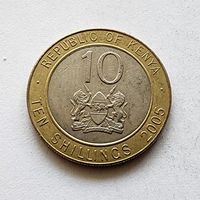 Кения 10 шиллингов, 2005