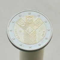 Литва 2 евро 2018  (100-летие независимости прибалтийских государств)