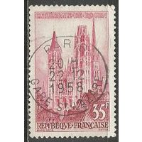 Франция. Кафедральный собор в Руане. 1957г. Mi#1164.