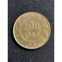 Италия 200 лир  1995