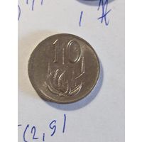 ЮАР 10 центов 1984 года