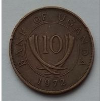Уганда 10 центов 1972 г.