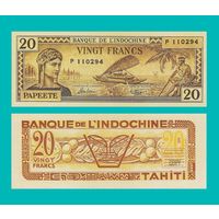 [КОПИЯ] Таити 20 франков 1944 г.