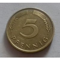 5 пфеннигов, Германия 1989 G