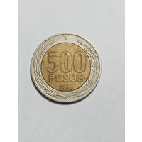 Чили 500 песо 2001 года .