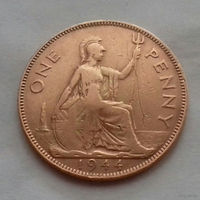 1 пенни, Великобритания 1944 г., Георг VI