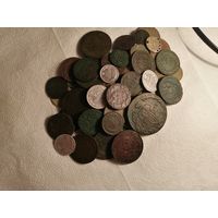 Сборный лот монет 60 штук