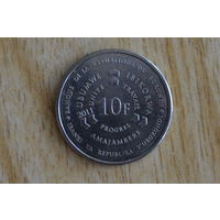 Бурунди 10 франков 2011(один год)