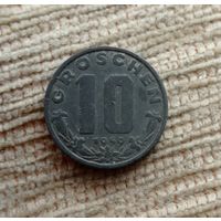 Werty71 Австрия 10 грошей 1949