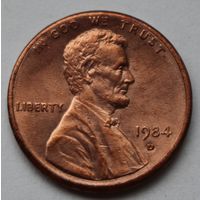 США, 1 цент 1984 г. D