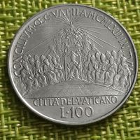 Ватикан 100 лир, 1962 г ( Второй Ватиканский собор )