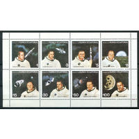 Экваториальная Гвинея - 1978г. - Космос и космонавты - полная серия, MNH [Mi 1411-1418] - 1 малый лист