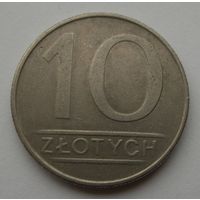 10 злотых 1987 года Польша