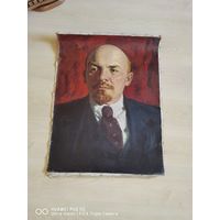 Портрет Ленина академическое письмо холст масло в коллекцию старт с 1 рубля без МПЦ аукцион всего 5 дней