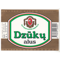 Этикетка пива Dzuku Прибалтика Ф016